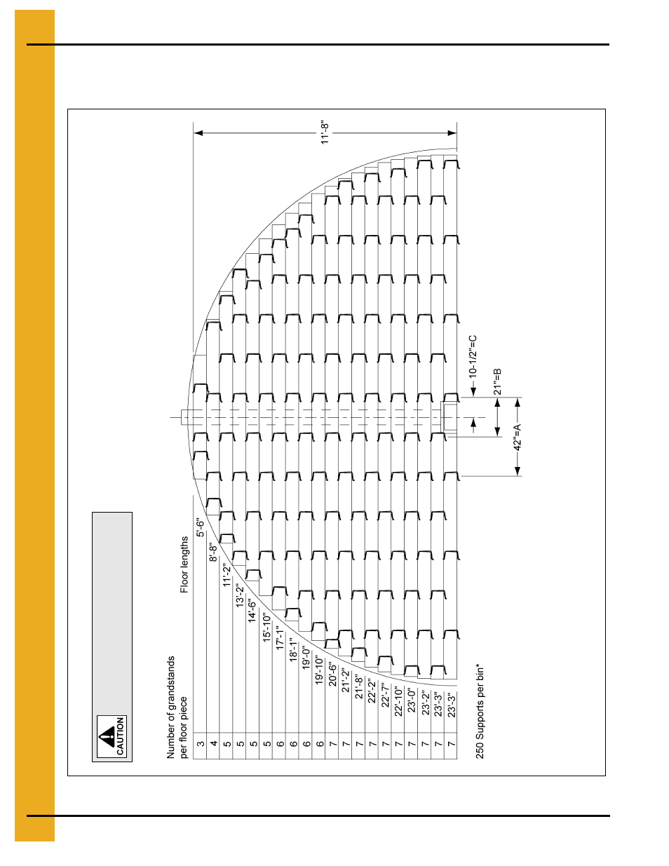 24' grandstand layouts, 33' maximum wall height | Grain Systems Bin Flooring PNEG-216 User Manual | Page 20 / 34