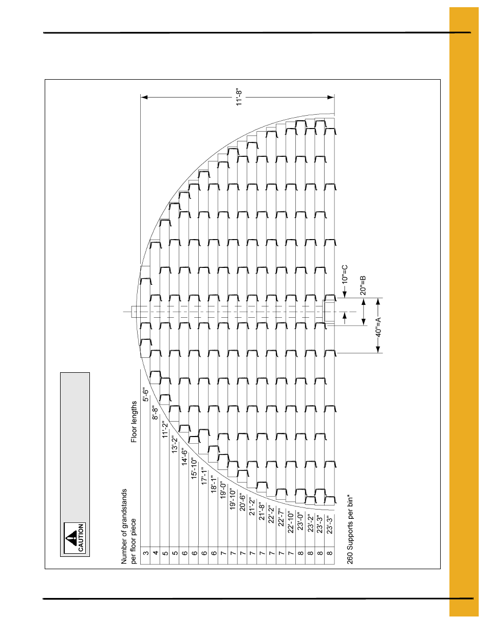 24' grandstand layouts, 33' maximum wall height | Grain Systems Bin Flooring PNEG-216 User Manual | Page 21 / 34