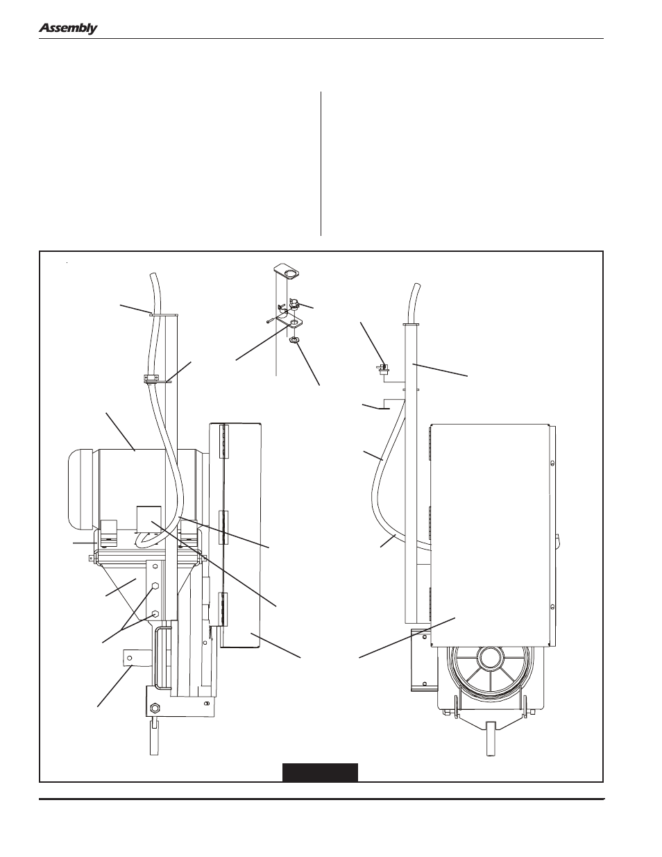 Electrical cord support stand, Assembly | Grain Systems Unload Augers PNEG-1050 User Manual | Page 18 / 44