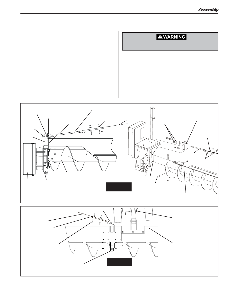 Sweep flight back shield assembly, Assembly | Grain Systems Unload Augers PNEG-1050 User Manual | Page 25 / 44