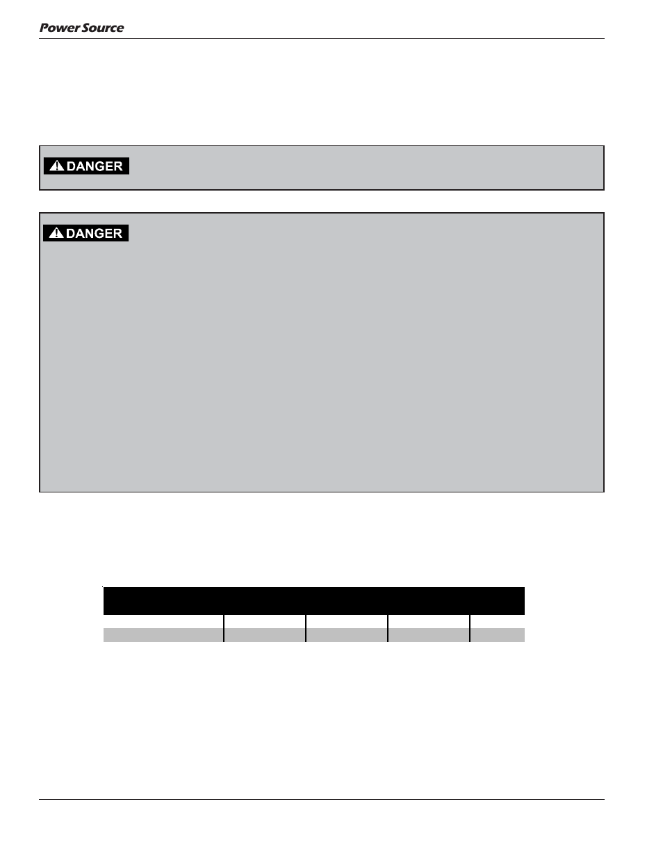 Power source | Grain Systems Unload Augers PNEG-1050 User Manual | Page 34 / 44