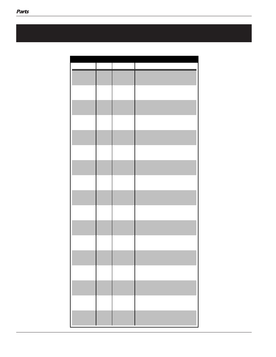 Chain reducer drive assembly, Parts | Grain Systems Unload Augers PNEG-1050 User Manual | Page 36 / 44