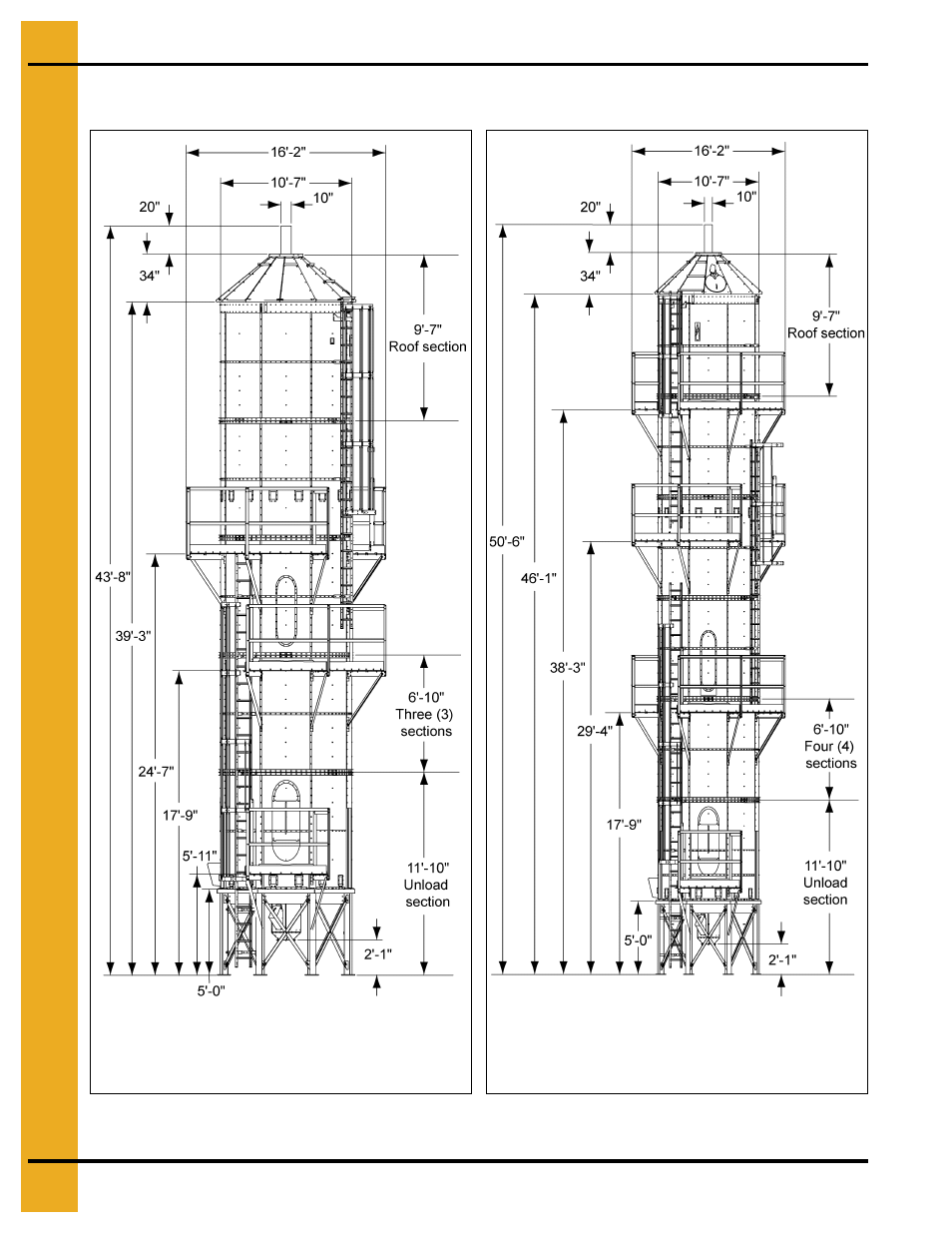 Dimensions | Grain Systems PNEG-1707 User Manual | Page 12 / 72