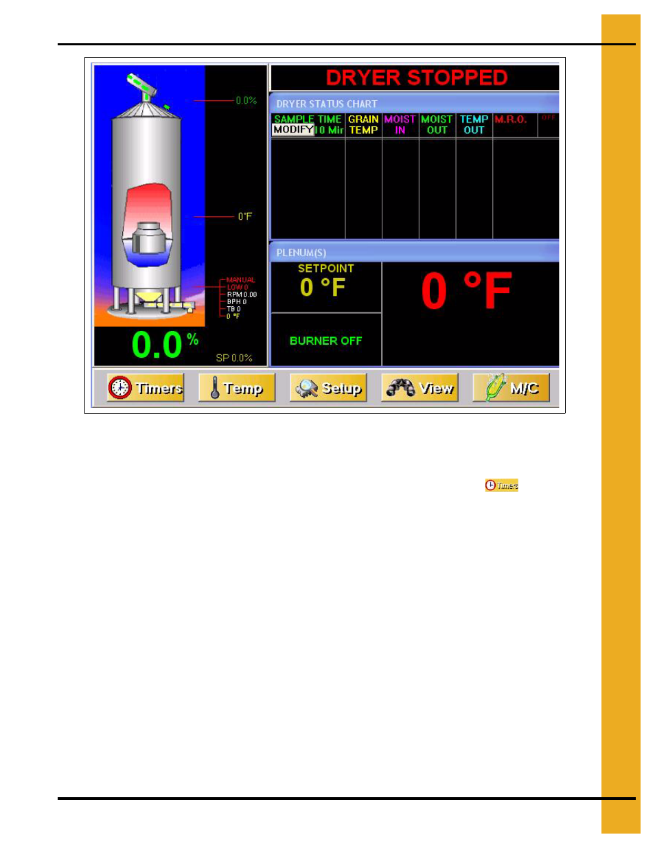 Setting the timers | Grain Systems PNEG-1707 User Manual | Page 25 / 72