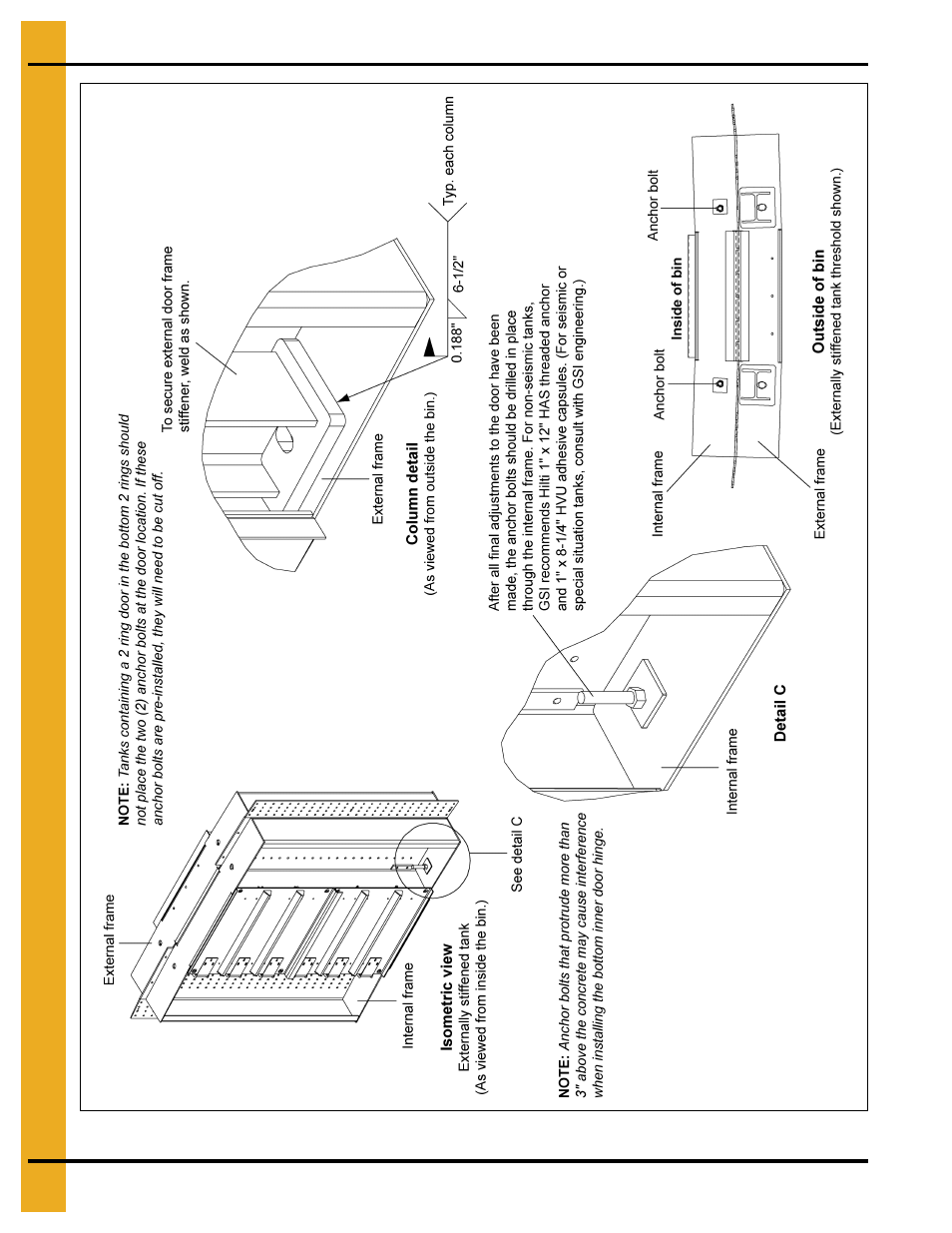 Location, Assembly drawings | Grain Systems Tanks PNEG-1085 User Manual | Page 24 / 30