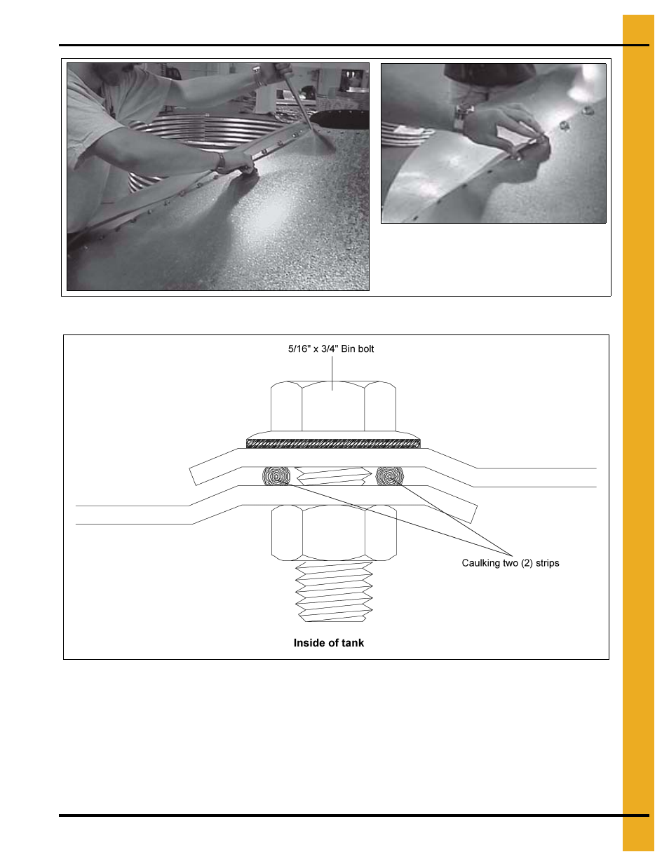 P detail, Be sure, Roof | Grain Systems Tanks PNEG-1912 User Manual | Page 29 / 98