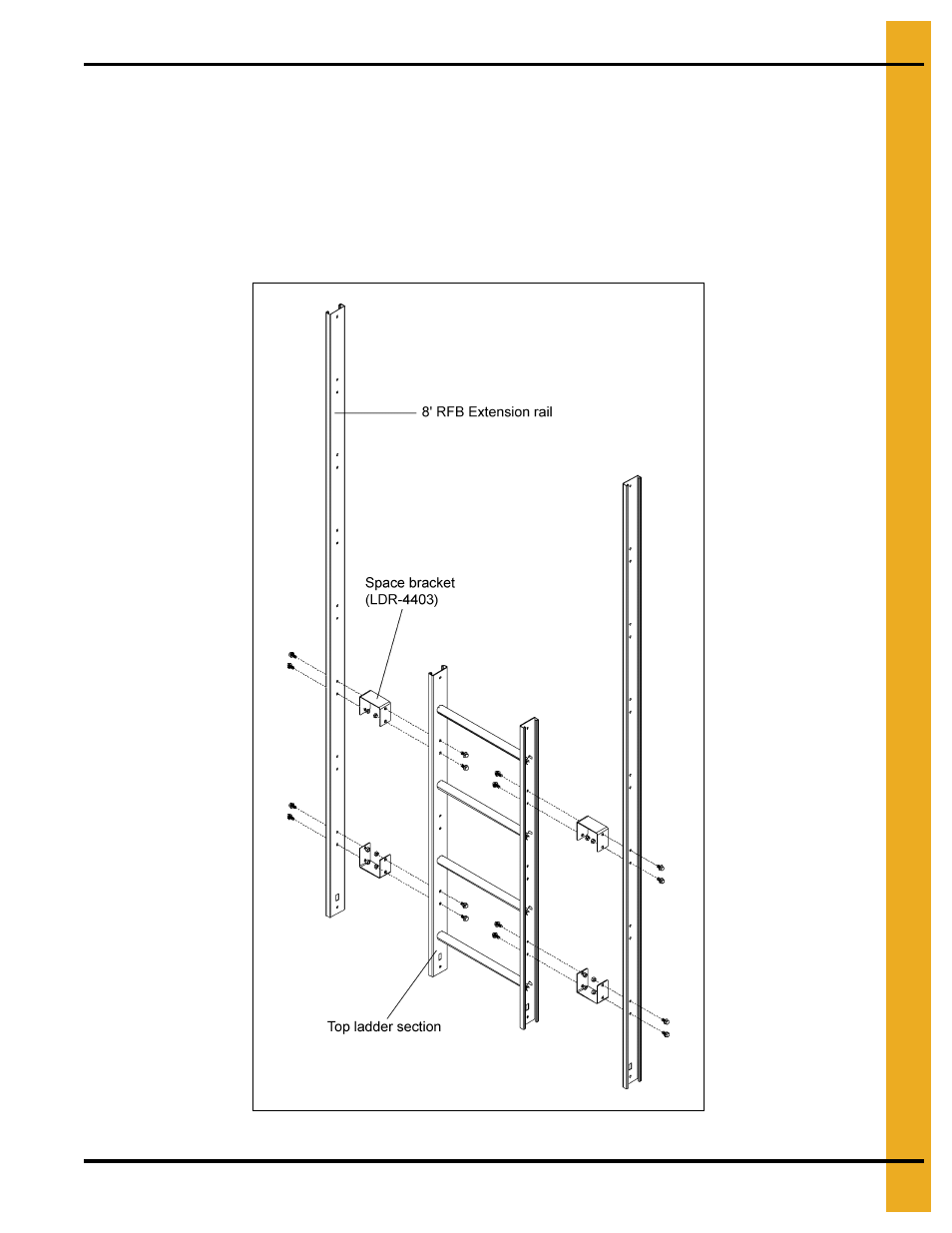 Safety cage, Chapter 9 safety cage, Ladder system with safety cage | Grain Systems Tanks PNEG-1912 User Manual | Page 41 / 98