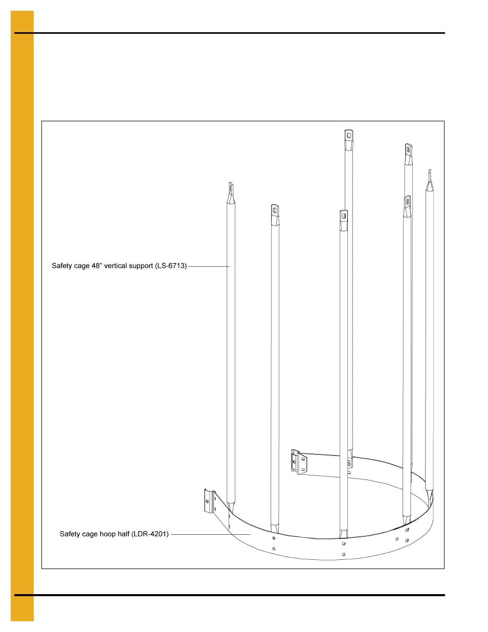 48" safety cage | Grain Systems Tanks PNEG-1912 User Manual | Page 46 / 98