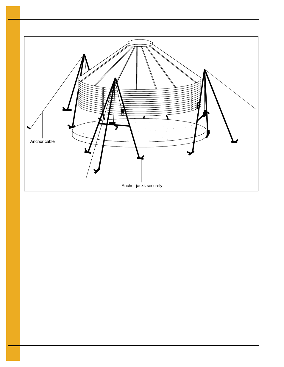 Lifting with jacks | Grain Systems Tanks PNEG-1912 User Manual | Page 68 / 98