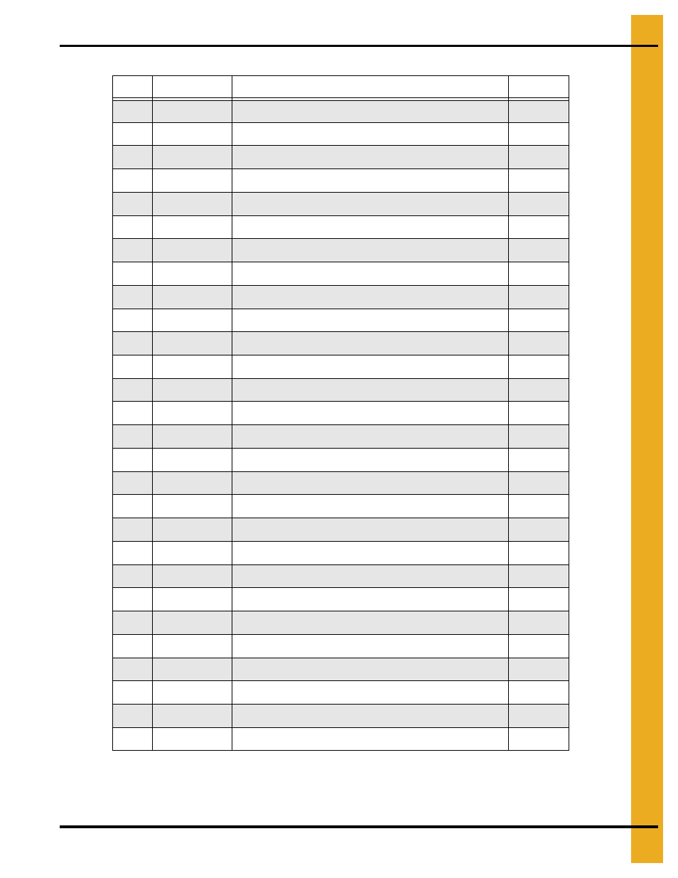 Parts list | Grain Systems Tanks PNEG-1912 User Manual | Page 77 / 98