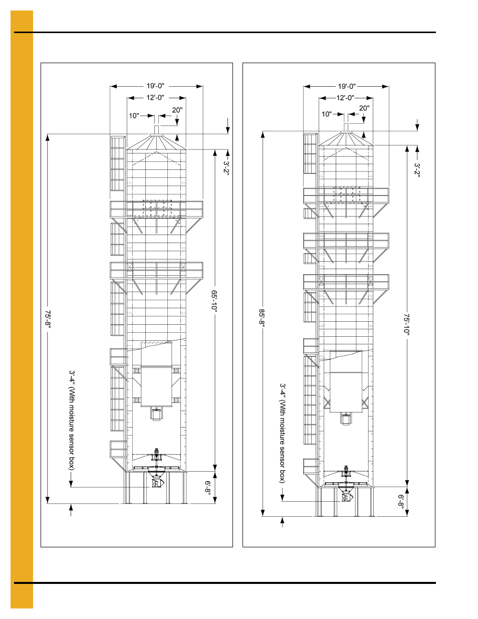 Dimensions (continued) | Grain Systems PNEG-1458 User Manual | Page 14 / 82