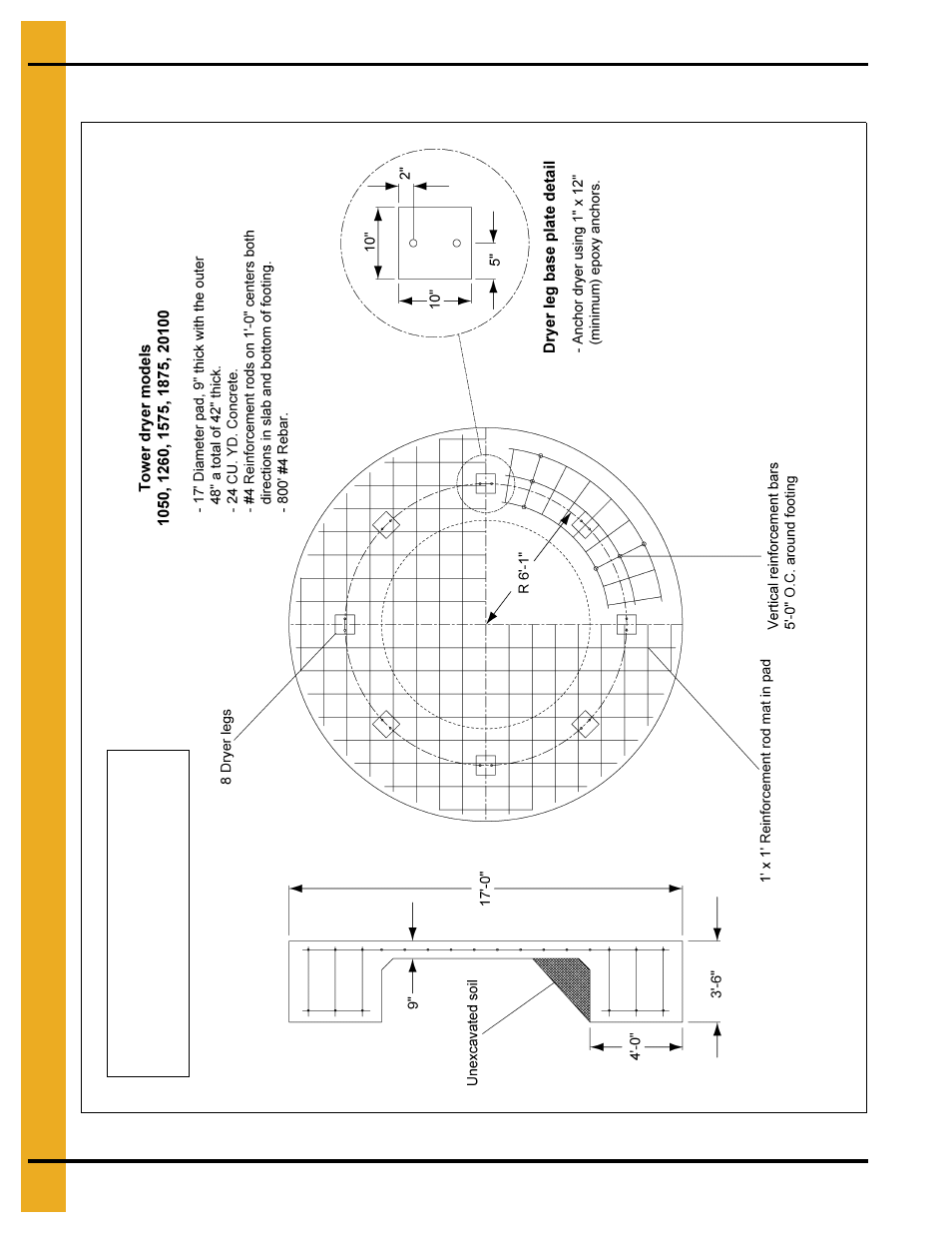 See figure 4a, Dryer installation | Grain Systems PNEG-1458 User Manual | Page 16 / 82