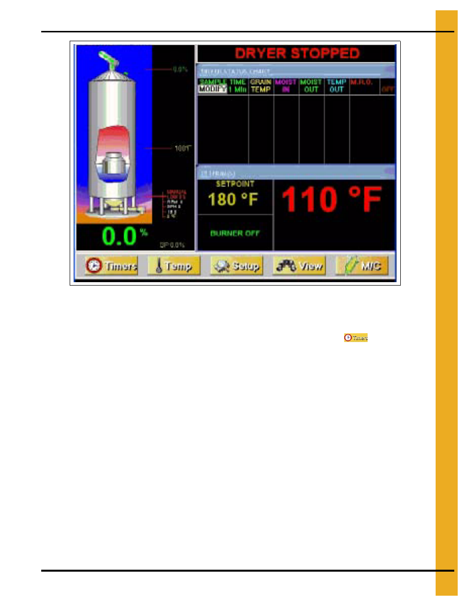 Setting the timers | Grain Systems PNEG-1458 User Manual | Page 25 / 82