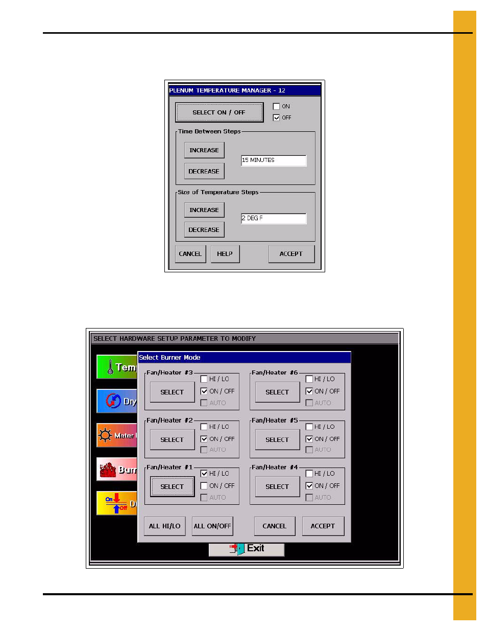 Vision touch screen display | Grain Systems PNEG-1458 User Manual | Page 29 / 82