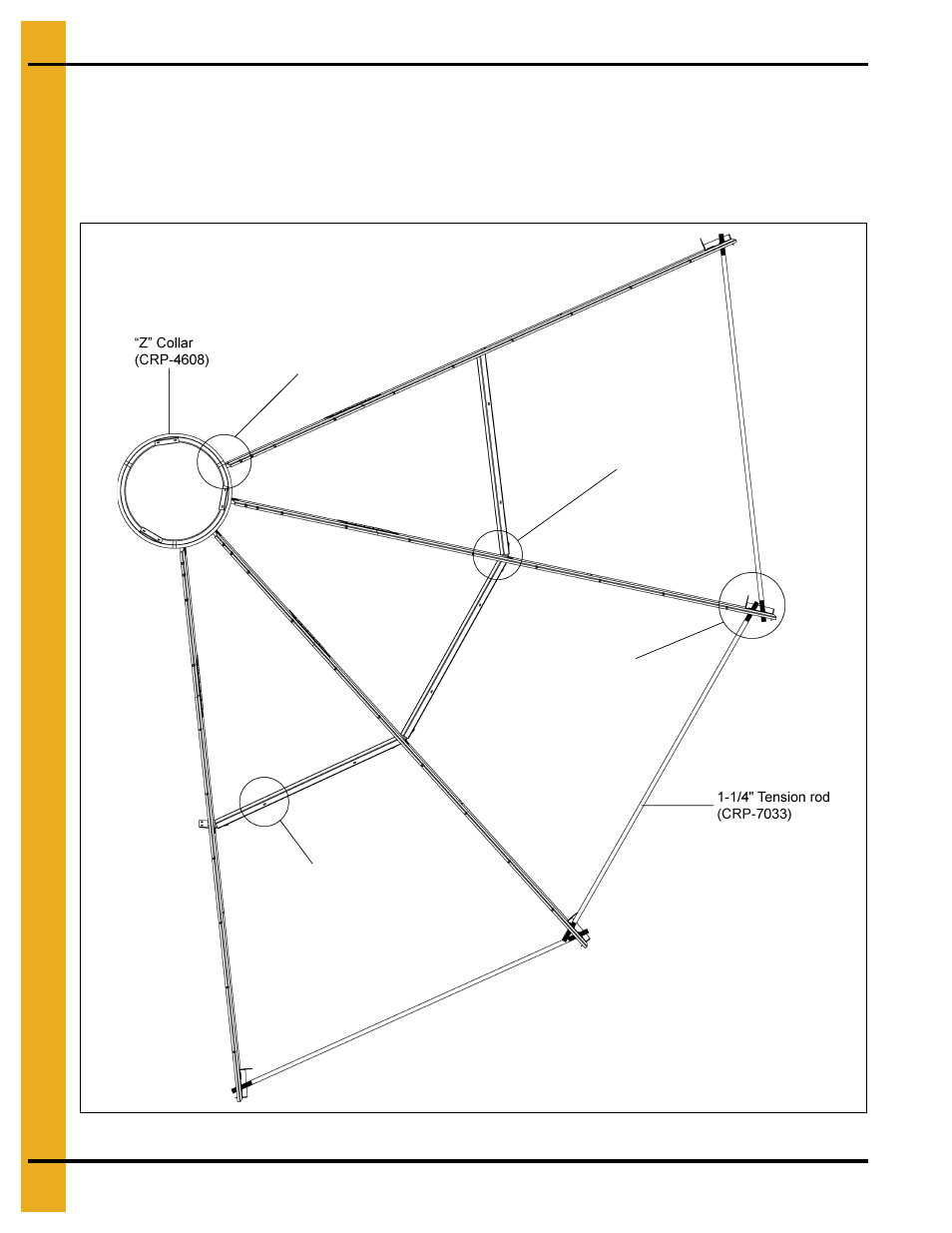 30'-54' roof instructions | Grain Systems Bin Accessories PNEG-1801 User Manual | Page 12 / 62