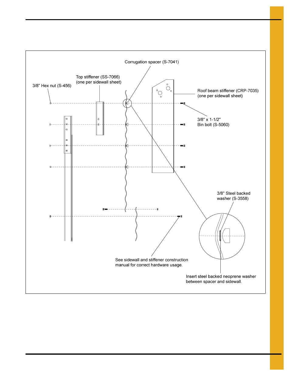 42' diameter high snow roof rafter instructions | Grain Systems Bin Accessories PNEG-1801 User Manual | Page 35 / 62
