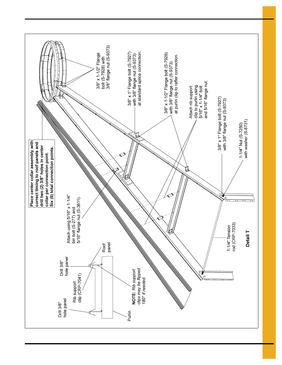 42' diameter high snow roof rafter | Grain Systems Bin Accessories PNEG-1801 User Manual | Page 41 / 62