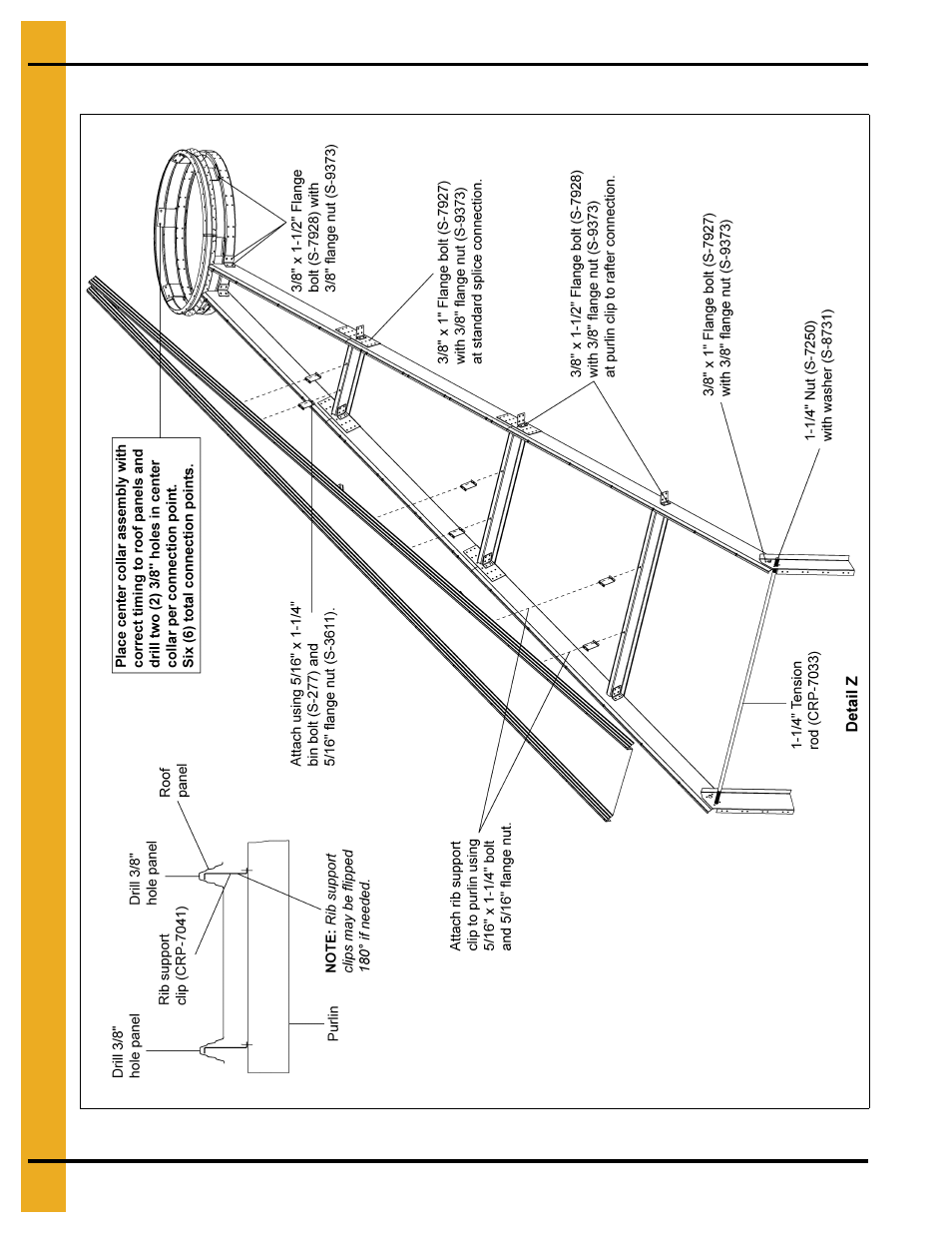 48' diameter high snow roof rafter | Grain Systems Bin Accessories PNEG-1801 User Manual | Page 50 / 62