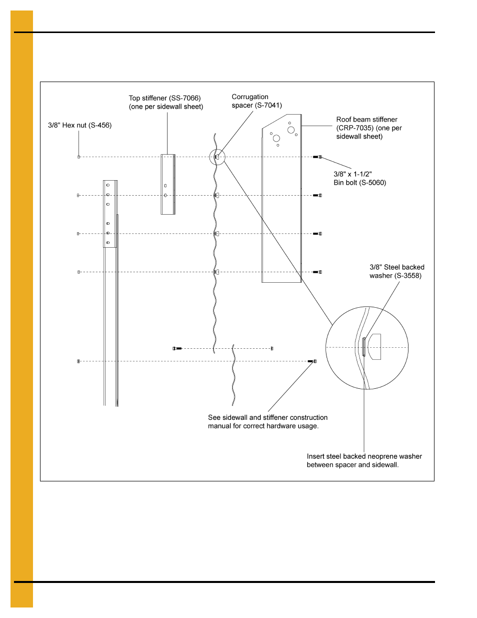 54' diameter high snow roof rafter instructions | Grain Systems Bin Accessories PNEG-1801 User Manual | Page 52 / 62