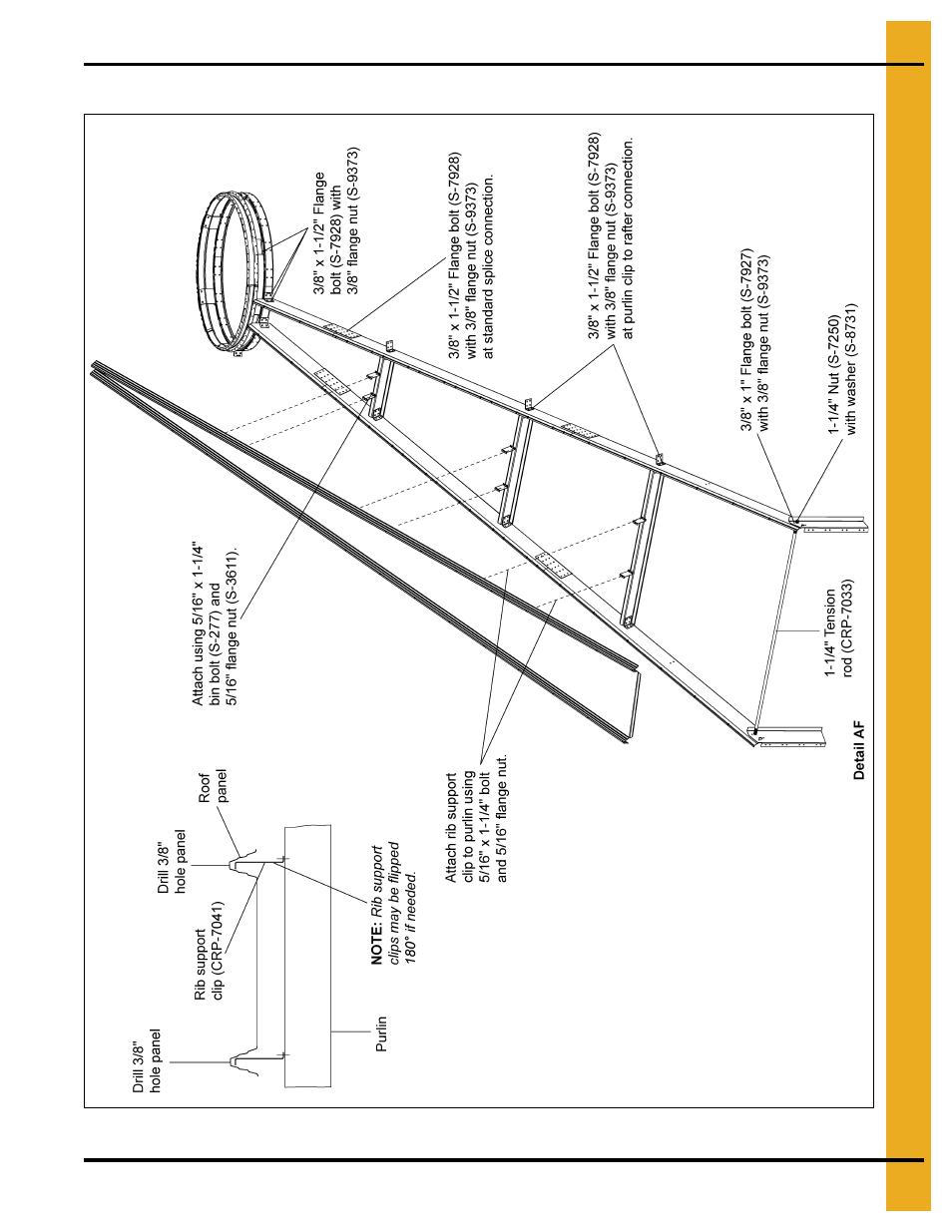 54' diameter high snow roof rafter | Grain Systems Bin Accessories PNEG-1801 User Manual | Page 59 / 62