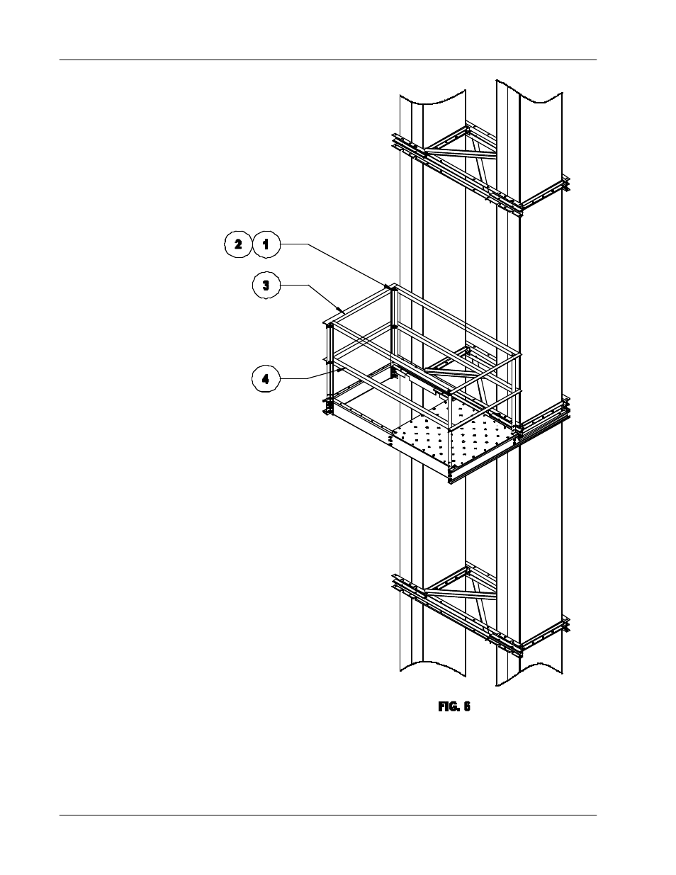 Top & mid handrail | Grain Systems Bucket Elevtors, Conveyors, Series II Sweeps PNEG-679 User Manual | Page 18 / 27