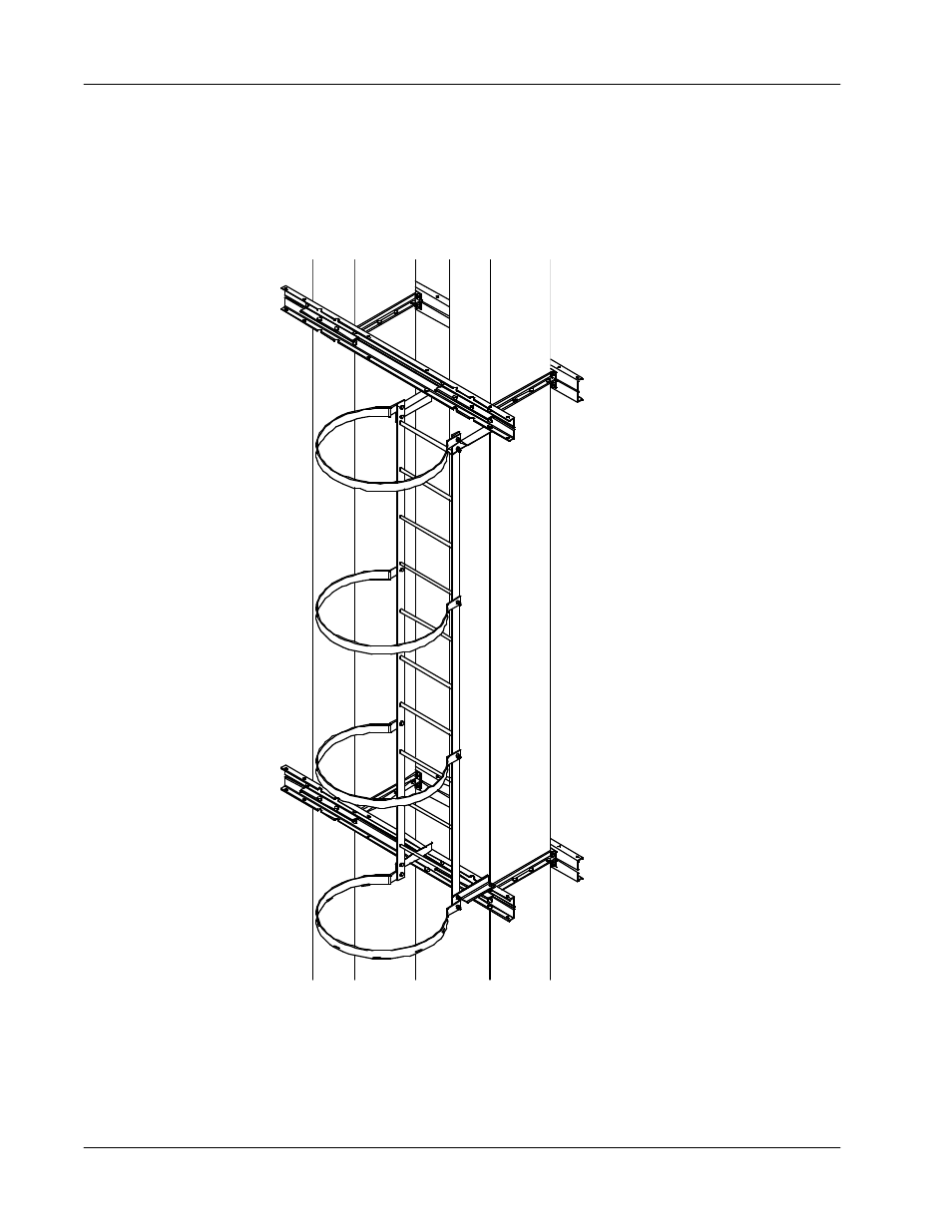 Safety cage hoop assembly | Grain Systems Bucket Elevtors, Conveyors, Series II Sweeps PNEG-679 User Manual | Page 8 / 27