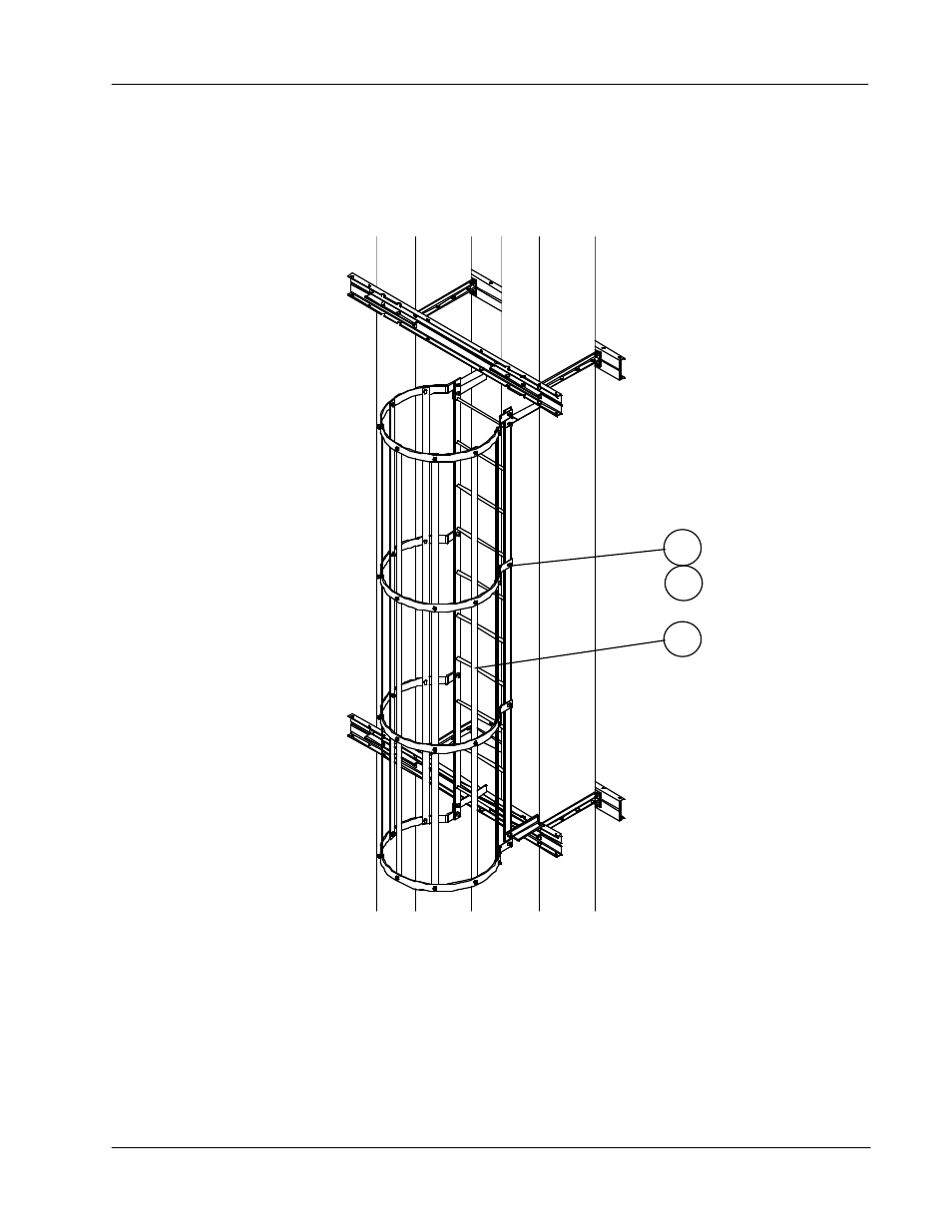 Safety cage vertical bar attachment | Grain Systems Bucket Elevtors, Conveyors, Series II Sweeps PNEG-679 User Manual | Page 9 / 27