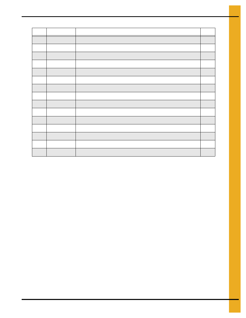 Parts list | Grain Systems Bucket Elevtors, Conveyors, Series II Sweeps PNEG-751-G2 User Manual | Page 101 / 104