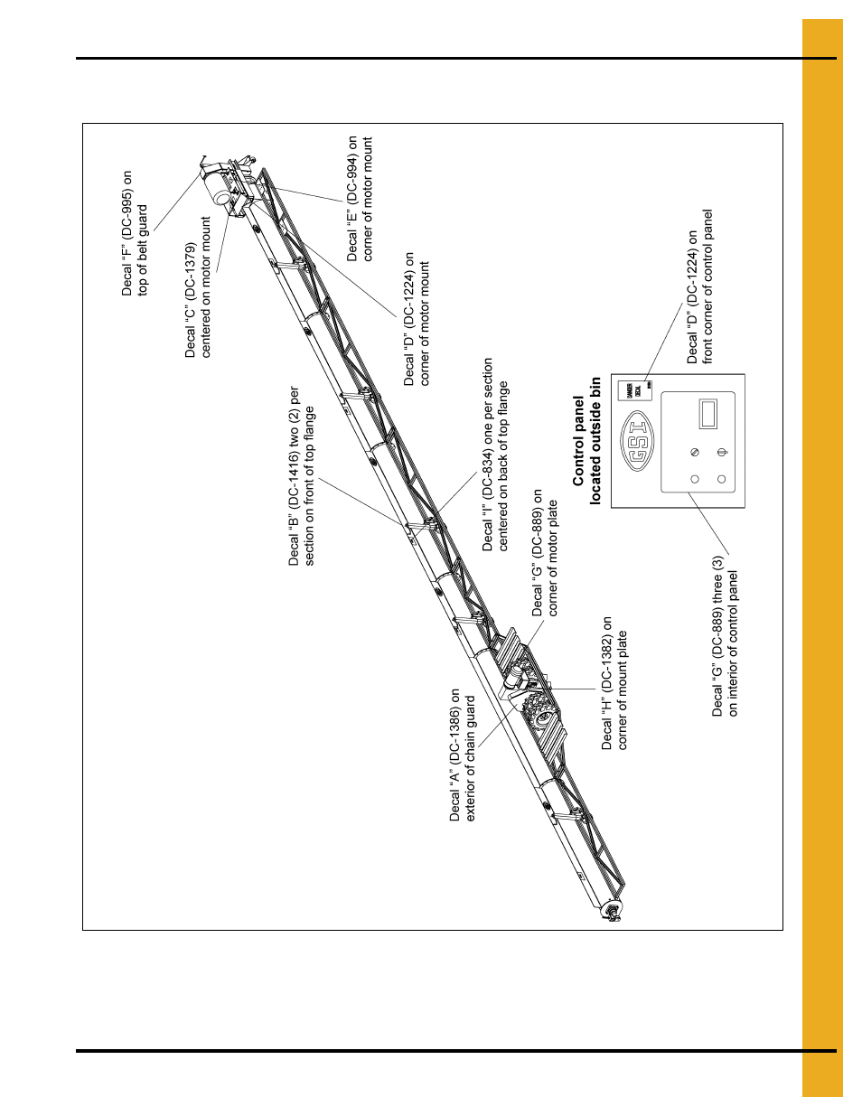 Safety decals, Chapter 3 safety decals | Grain Systems Bucket Elevtors, Conveyors, Series II Sweeps PNEG-751-G2 User Manual | Page 13 / 104