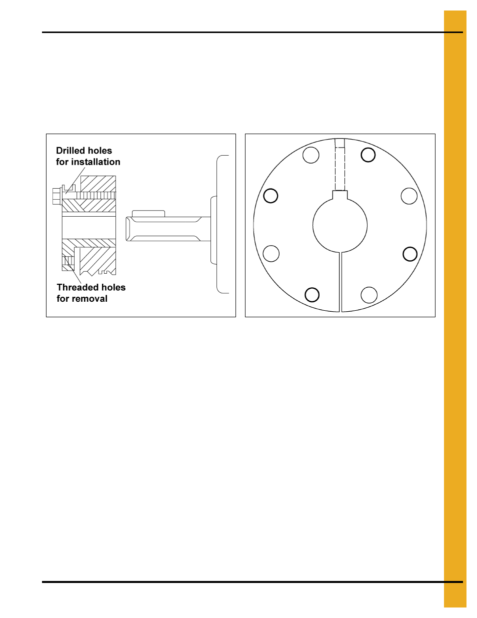 Q-d bushings - reverse mounting | Grain Systems Bucket Elevtors, Conveyors, Series II Sweeps PNEG-751-G2 User Manual | Page 21 / 104