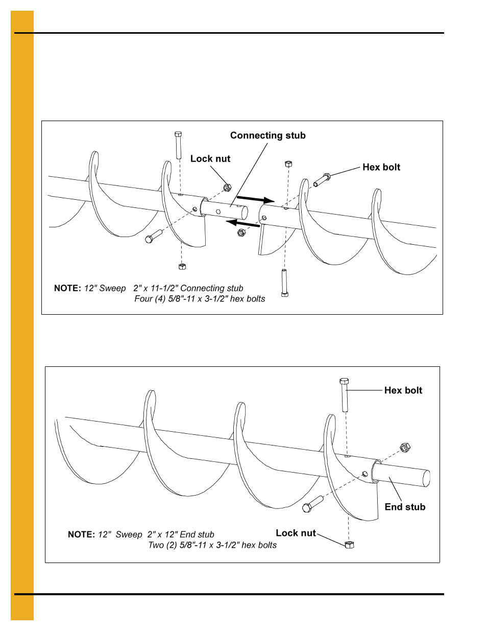 Flighting assembly | Grain Systems Bucket Elevtors, Conveyors, Series II Sweeps PNEG-751-G2 User Manual | Page 24 / 104