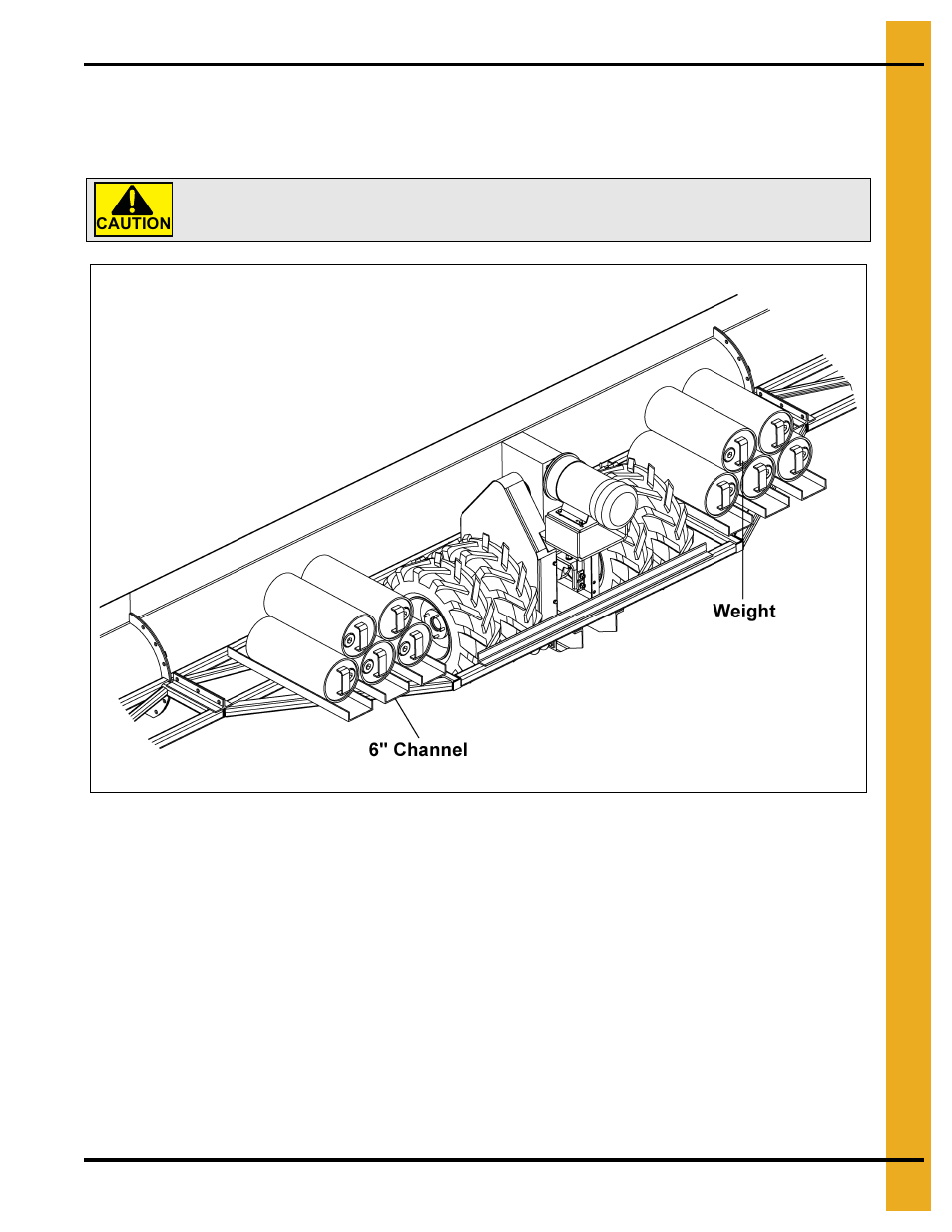 Weight placement | Grain Systems Bucket Elevtors, Conveyors, Series II Sweeps PNEG-751-G2 User Manual | Page 35 / 104