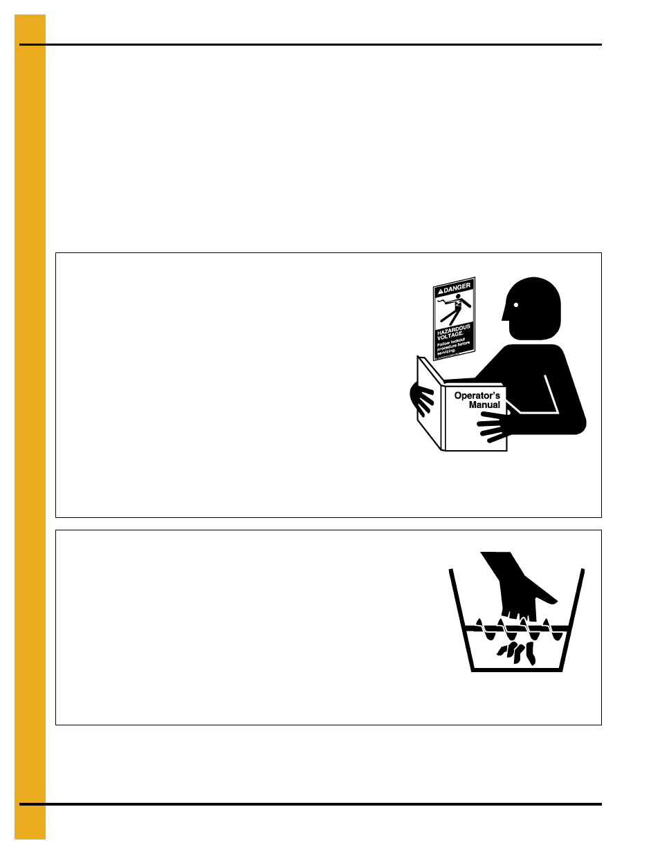 Safety instructions | Grain Systems Bucket Elevtors, Conveyors, Series II Sweeps PNEG-751-G2 User Manual | Page 8 / 104