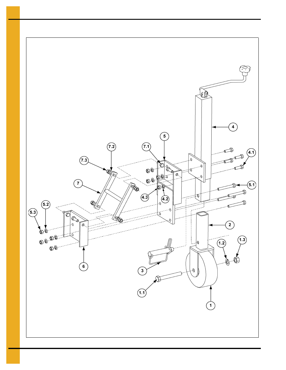 Jack supports | Grain Systems Bucket Elevtors, Conveyors, Series II Sweeps PNEG-751-G2 User Manual | Page 92 / 104