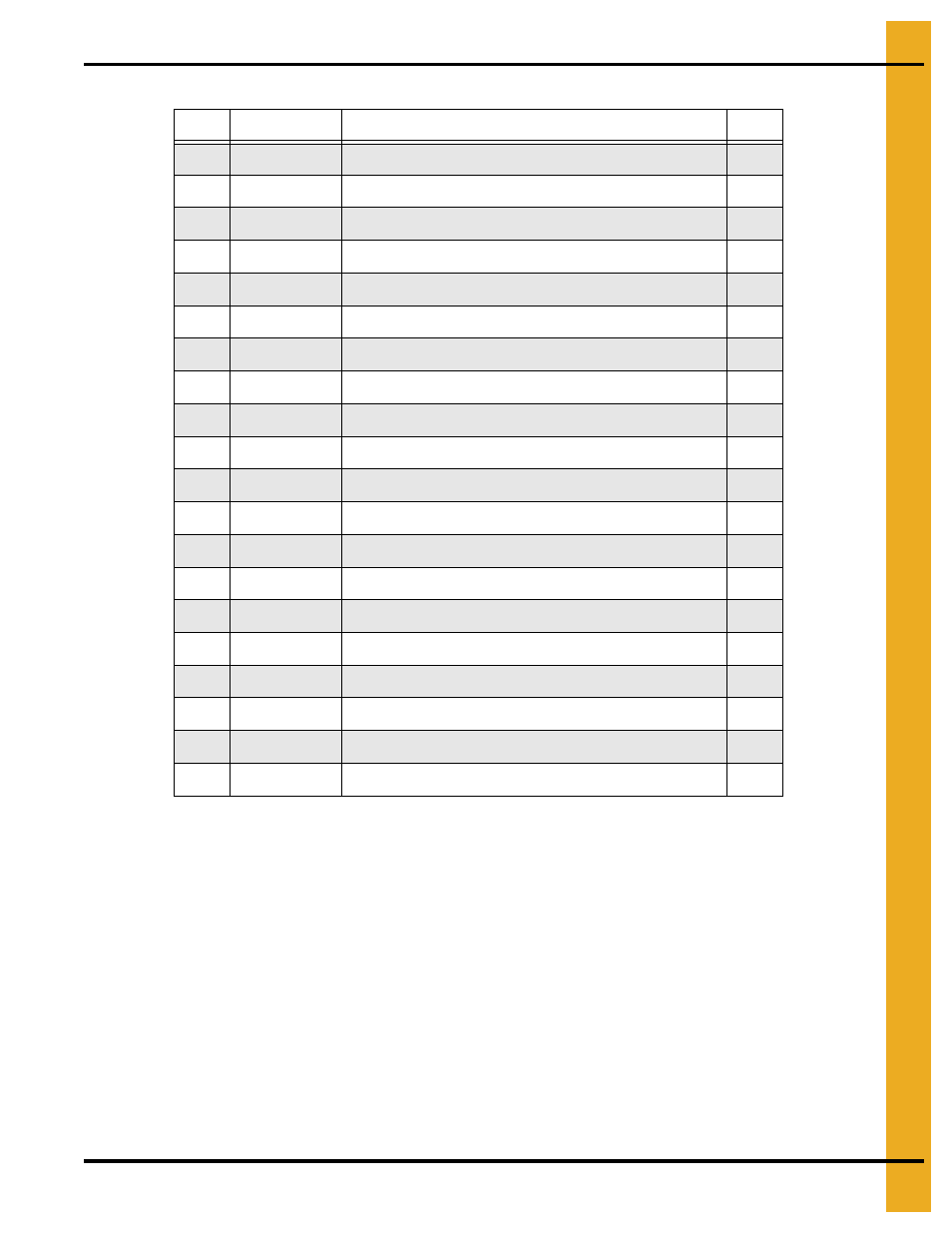 Parts list | Grain Systems Bucket Elevtors, Conveyors, Series II Sweeps PNEG-751-G2 User Manual | Page 93 / 104