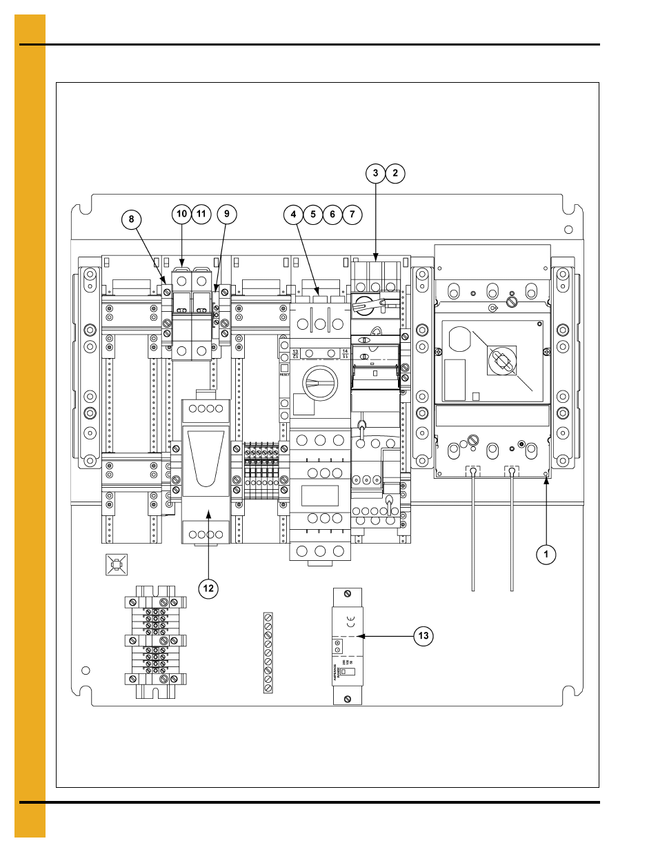 Control panel components post-june 2010 (s2pfb) | Grain Systems Bucket Elevtors, Conveyors, Series II Sweeps PNEG-751-G2 User Manual | Page 98 / 104