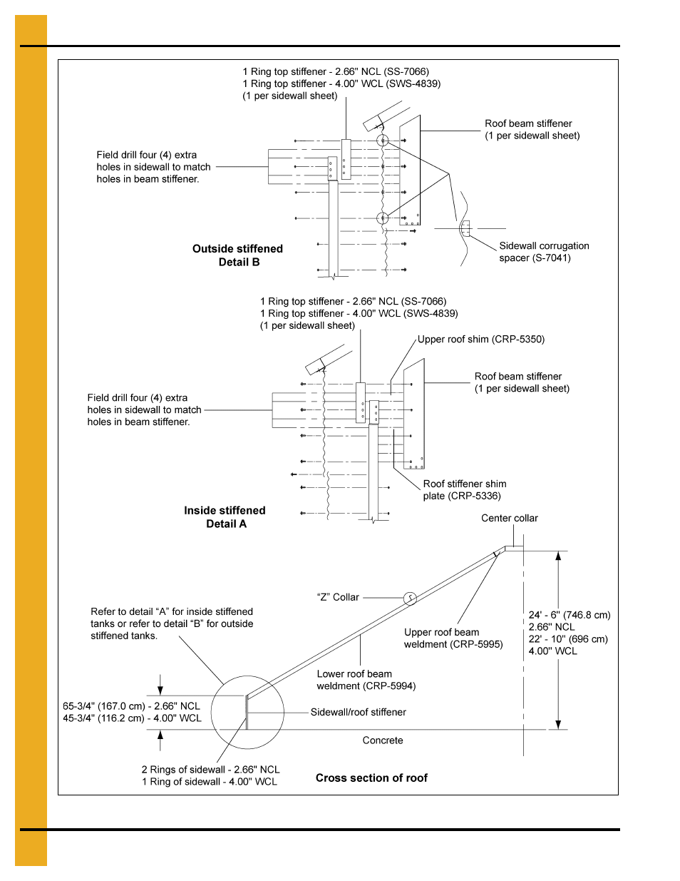 75' roof assembly instructions | Grain Systems Special Roofs PNEG-RE75-H User Manual | Page 12 / 26
