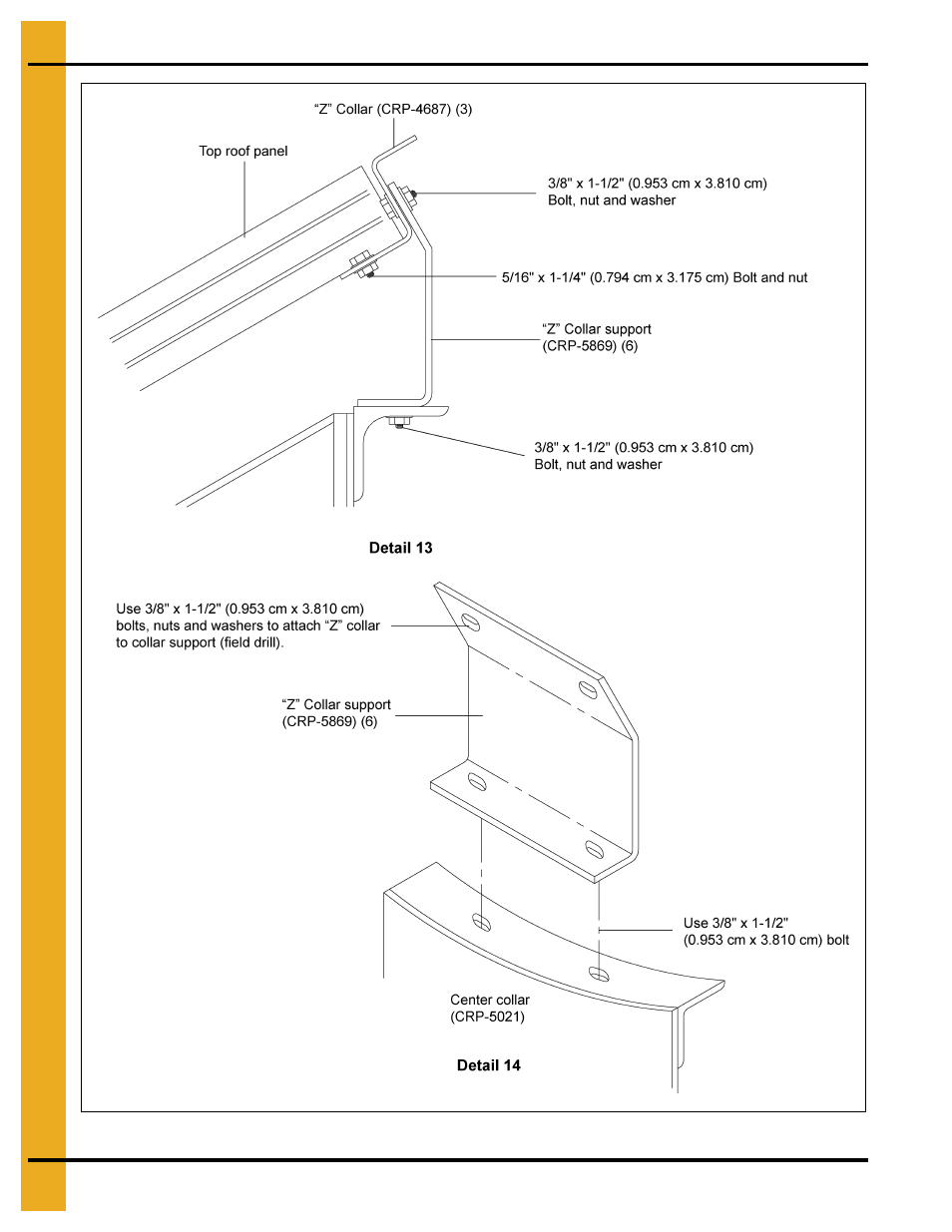 75' roof assembly instructions | Grain Systems Special Roofs PNEG-RE75-H User Manual | Page 18 / 26