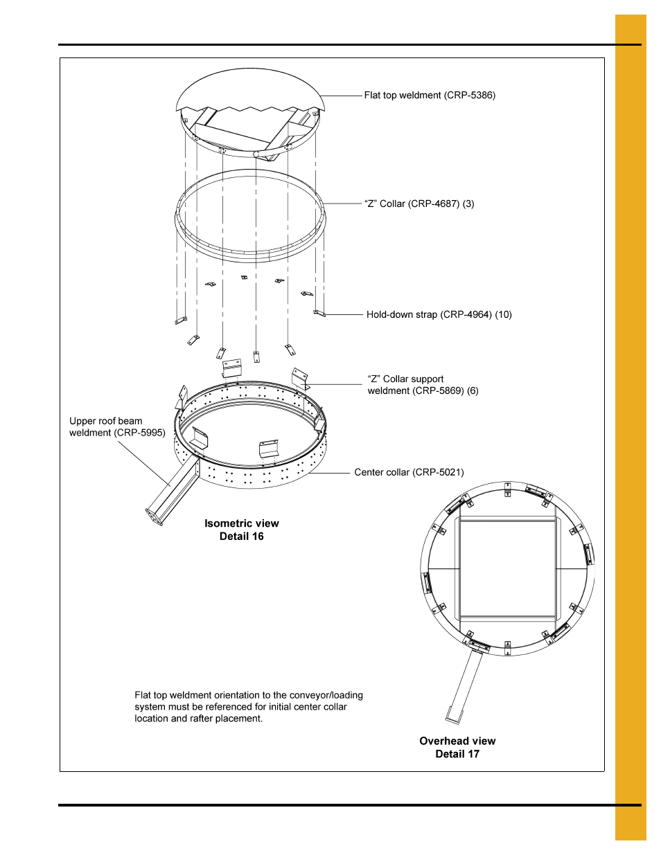 75' roof assembly instructions | Grain Systems Special Roofs PNEG-RE75-H User Manual | Page 21 / 26