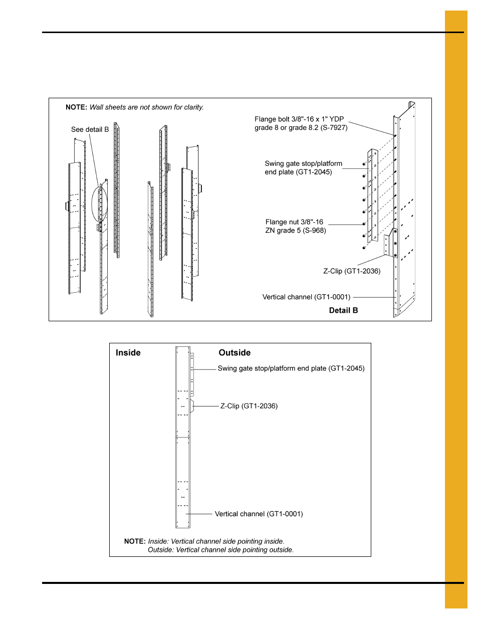 Installing swing gate stop (gt1-2045) | Grain Systems PNEG-1853 User Manual | Page 11 / 78