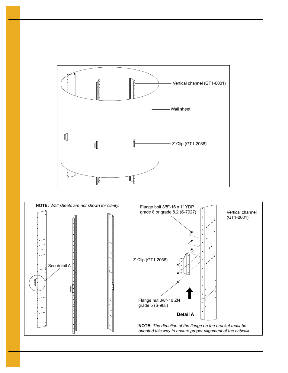 Installing z-clips (gt1-2036) | Grain Systems PNEG-1853 User Manual | Page 40 / 78