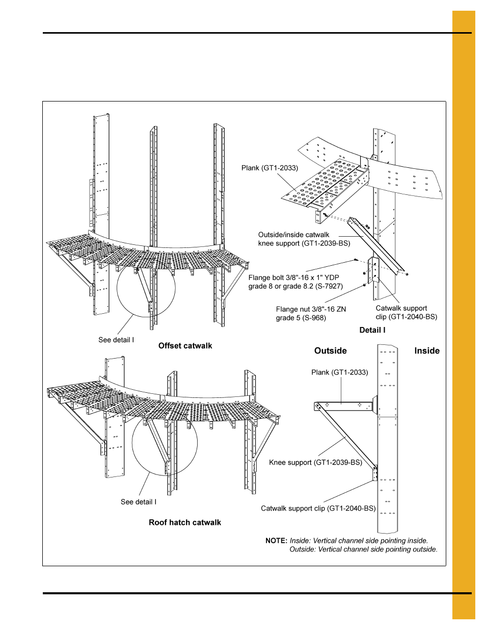 Installing knee support (gt1-2039-bs) | Grain Systems PNEG-1853 User Manual | Page 51 / 78