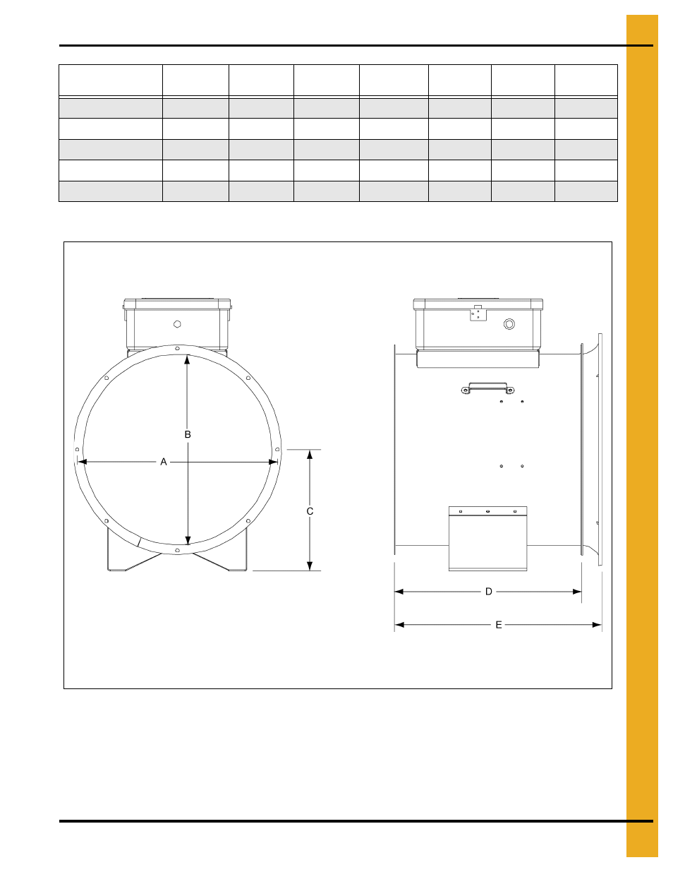 Fan specifications, Chapter 5 fan specifications, Nsion | Grain Systems PNEG-010 User Manual | Page 15 / 40