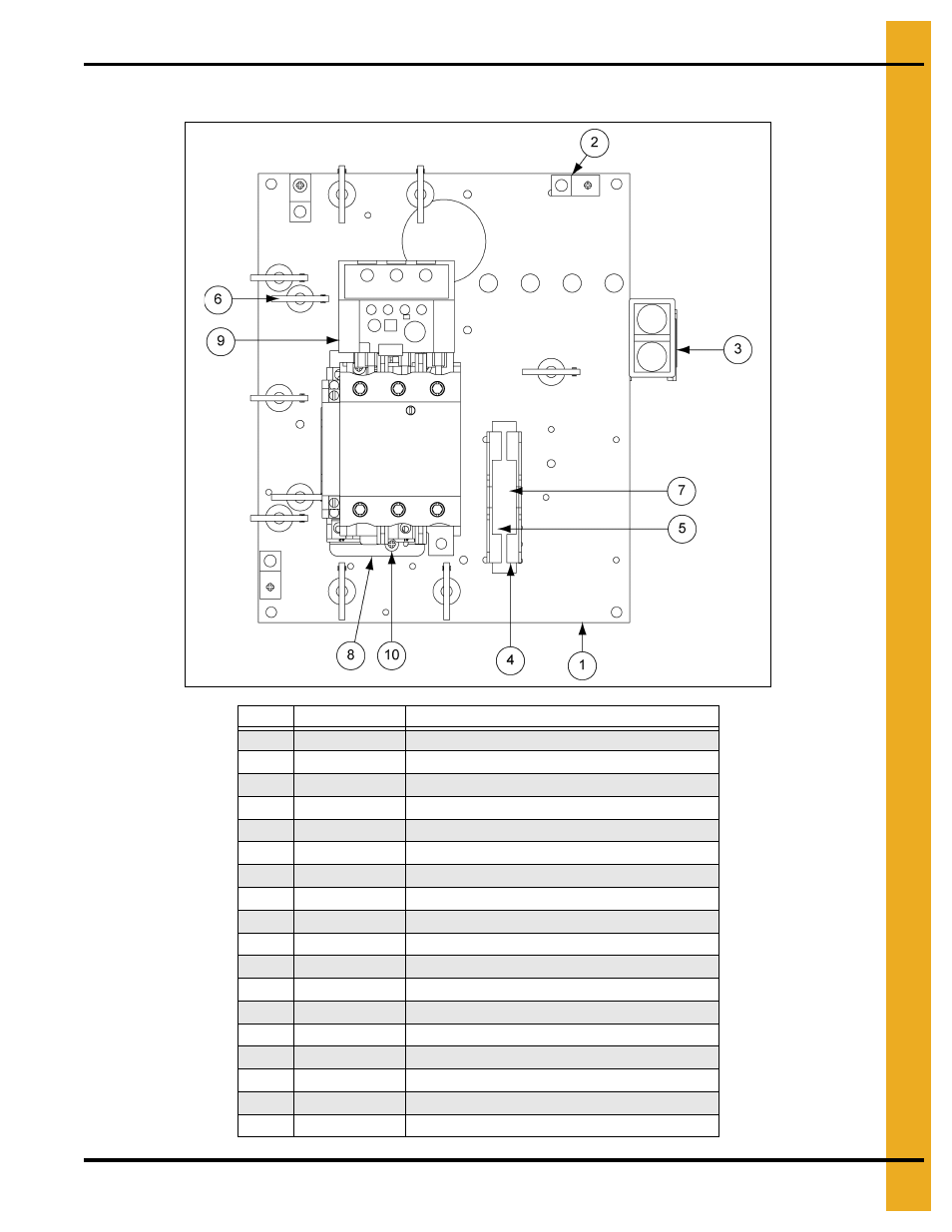 3 phase 230 volt wiring diagram and parts, Wiring diagrams | Grain Systems PNEG-010 User Manual | Page 33 / 40