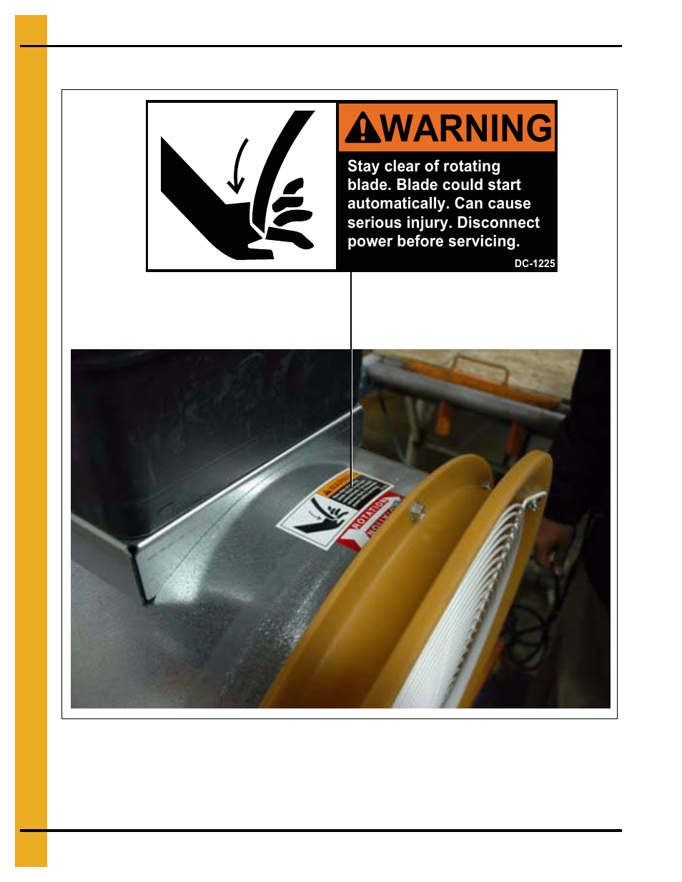 Safety alert decals, Warning | Grain Systems PNEG-010 User Manual | Page 8 / 40