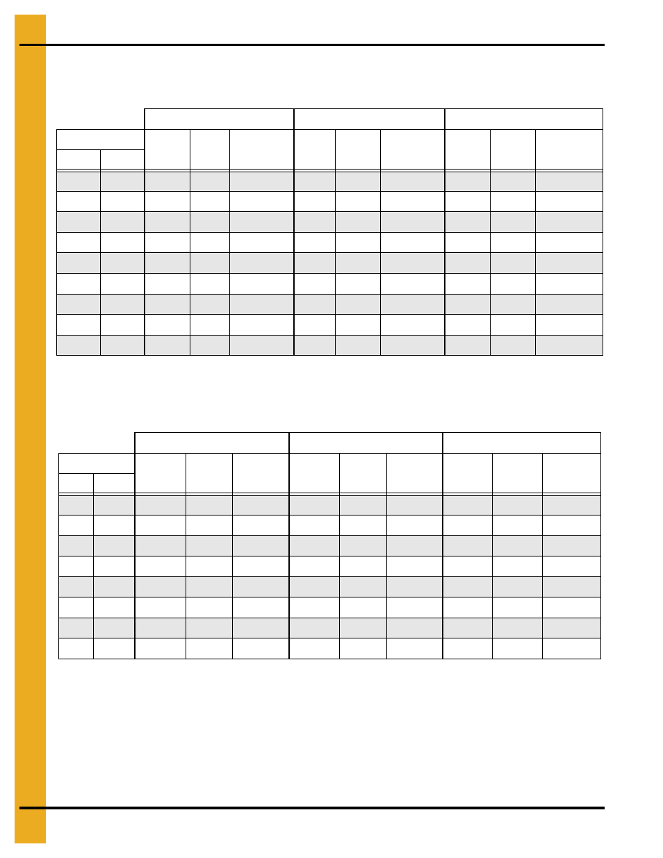 Drying time table…… 4 and d320 (continued), Drying time table | Grain Systems PNEG-1915 User Manual | Page 12 / 90