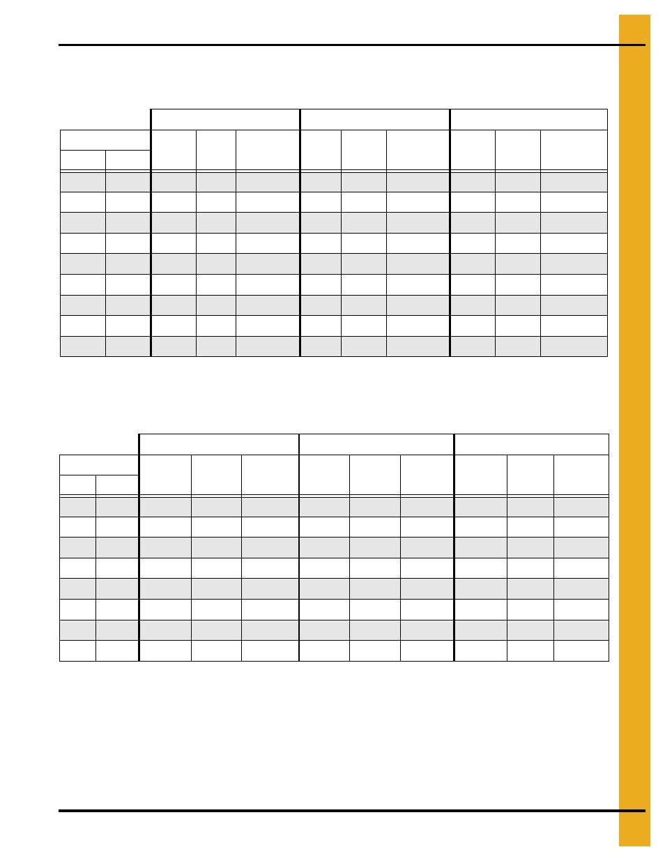 Drying time table…… 0 and d460 (continued), Drying time table | Grain Systems PNEG-1915 User Manual | Page 21 / 90