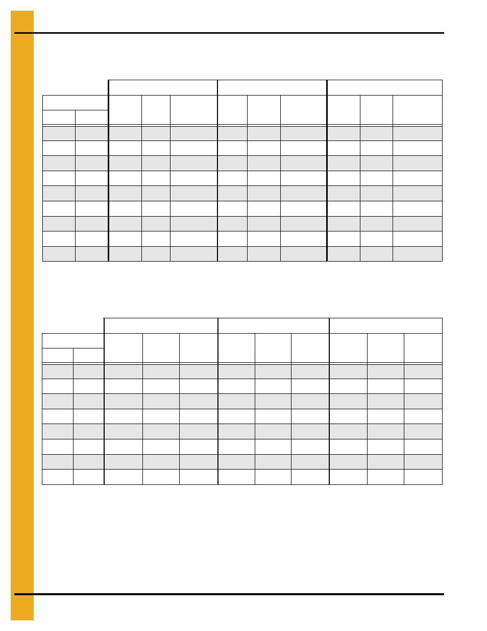 Drying time table…… 2 and d511 (continued), Drying time table | Grain Systems PNEG-1915 User Manual | Page 24 / 90