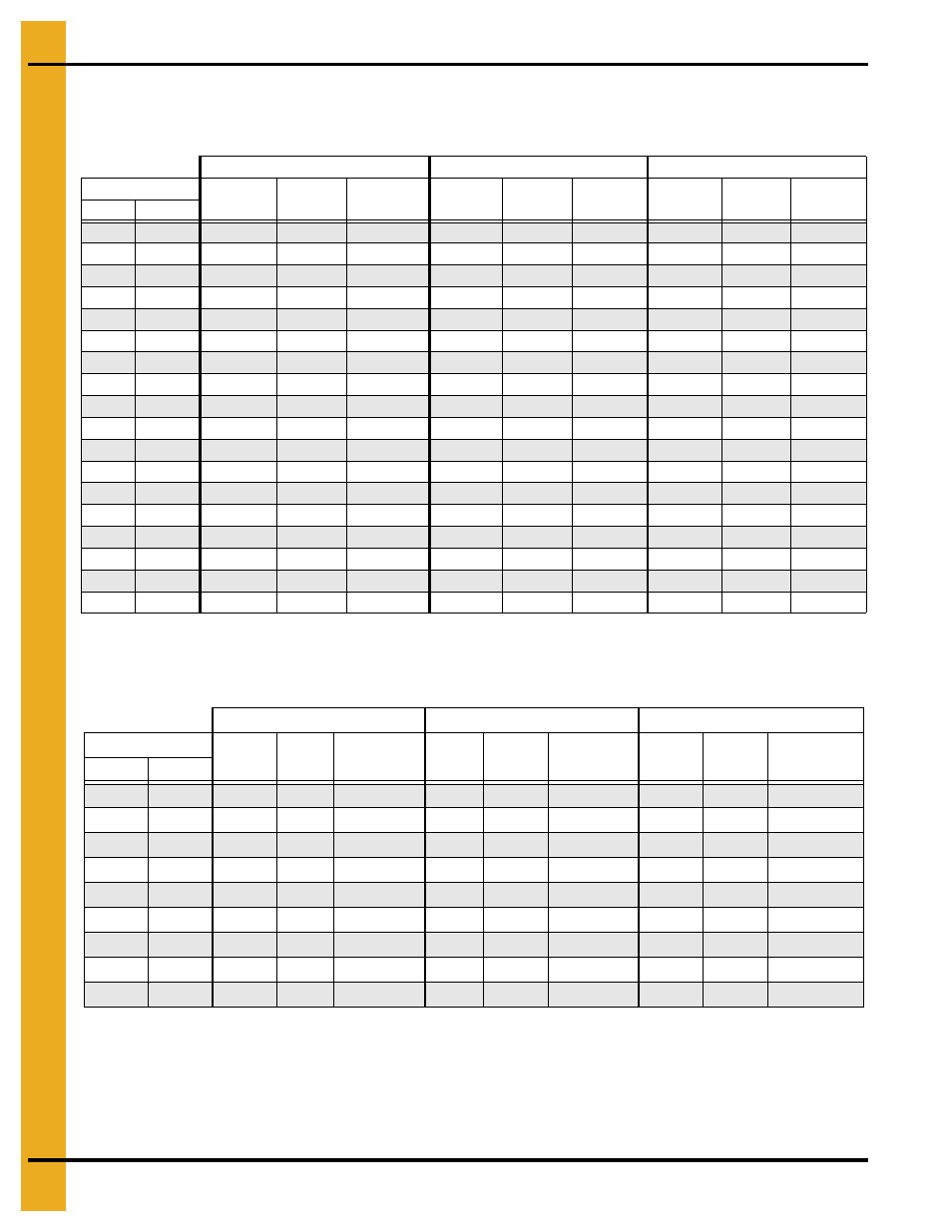 Drying time table…… 6 and d601 (continued), Drying time table | Grain Systems PNEG-1915 User Manual | Page 26 / 90