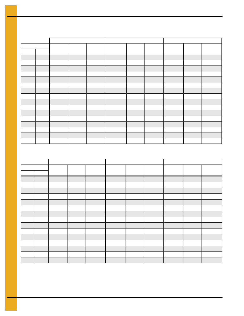 Drying time table…… 4s and 2141, Drying time table | Grain Systems PNEG-1915 User Manual | Page 30 / 90